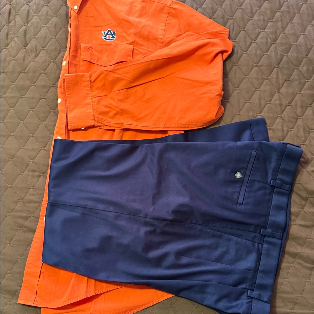 Cutter & Buck Vibrant Orange Shirt
